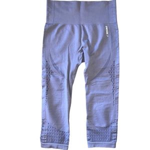 Gymshark Seamless Energy High Waisted Cropped Leggings Lavender Purple M